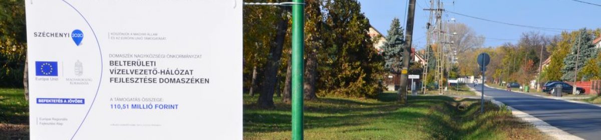 Belter&uuml;leti v&iacute;zelvezető-h&aacute;l&oacute;zat fejleszt&eacute;se Domasz&eacute;ken